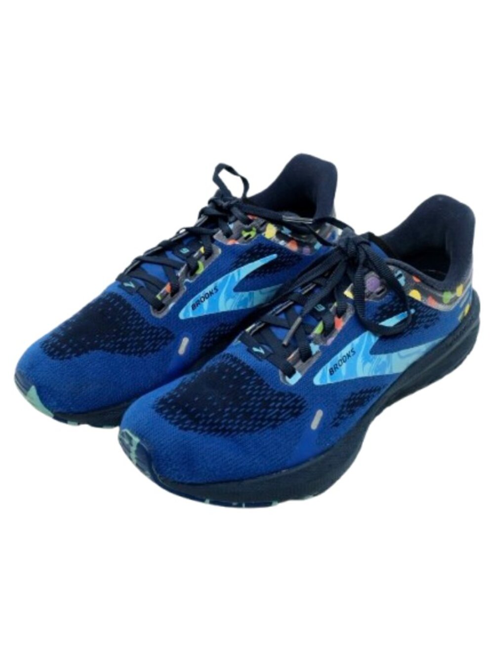BROOKS~Launch 9~WOMEN'S BLUE RUNNING SHOES~LIMITED EDITION BOWL 'O  SIZE 8.5
